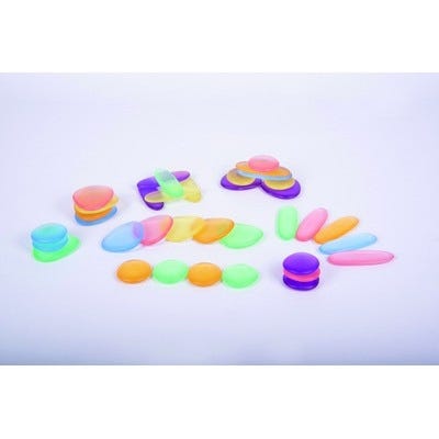 Clear Junior Rainbow Pebbles