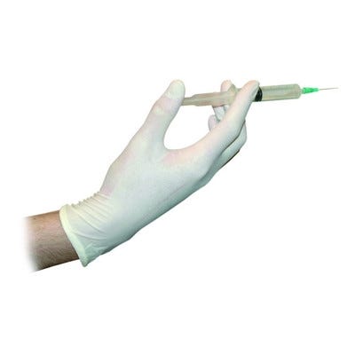 Non-Sterile Latex Disposable Gloves Large Box of 100
