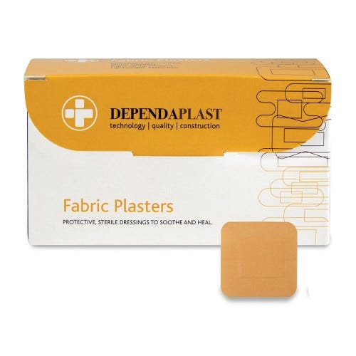 4 x 4cm Stretch Plasters Box of 100
