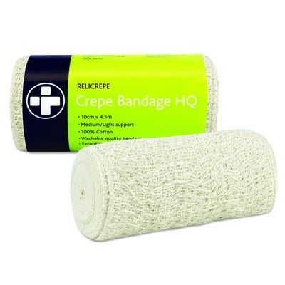 100mm x 4m Stretch Crepe Bandage