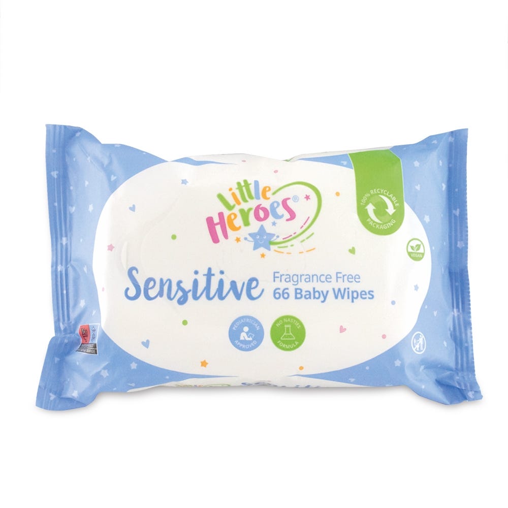 Little Heroes Baby Wipes Single