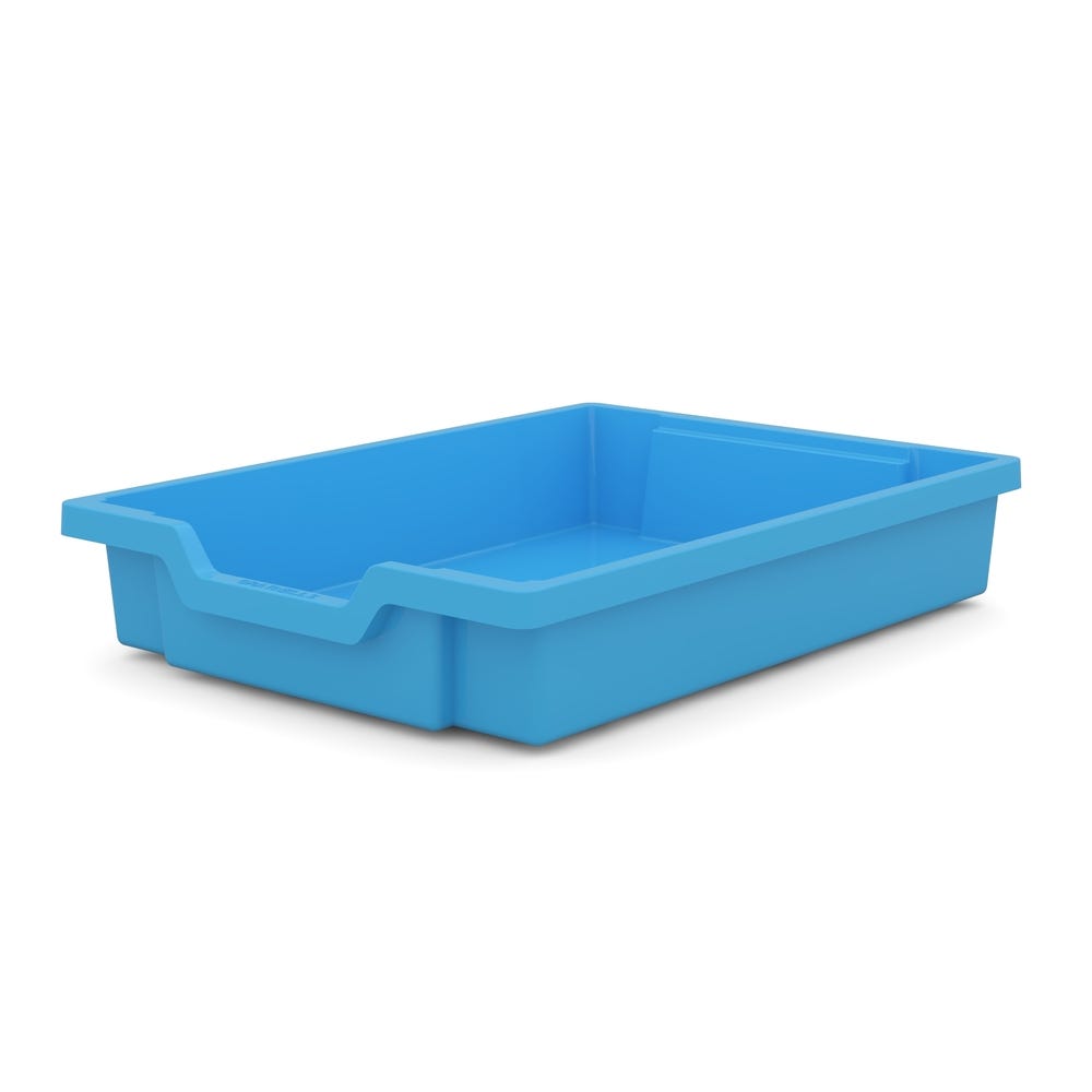 Gratnells Shallow Tray Cyan Blue