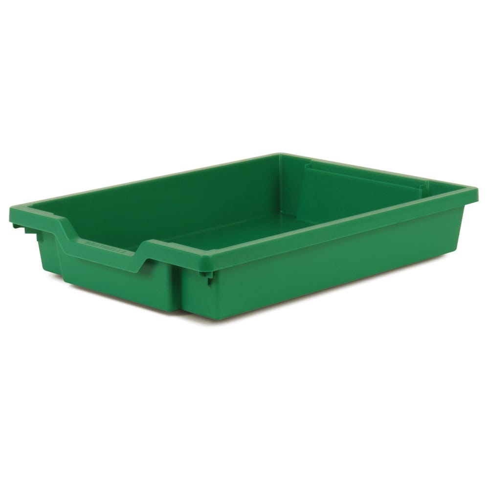 Gratnells Shallow Tray, Grass Green Pack of 12