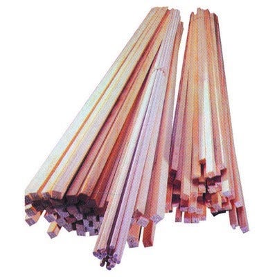 Wood Jelutong 10x10x600mm Natural Pack 100