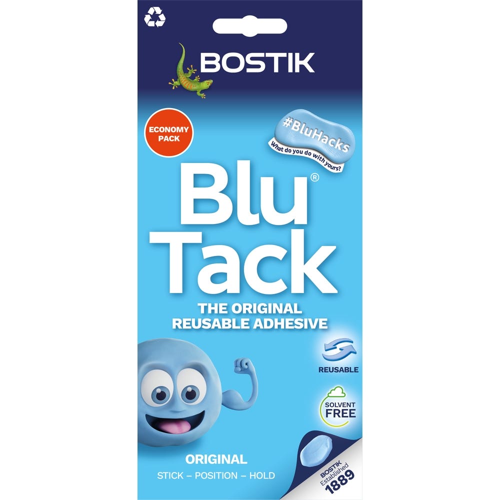 Bostik Blu Tack Economy Pack of 12
