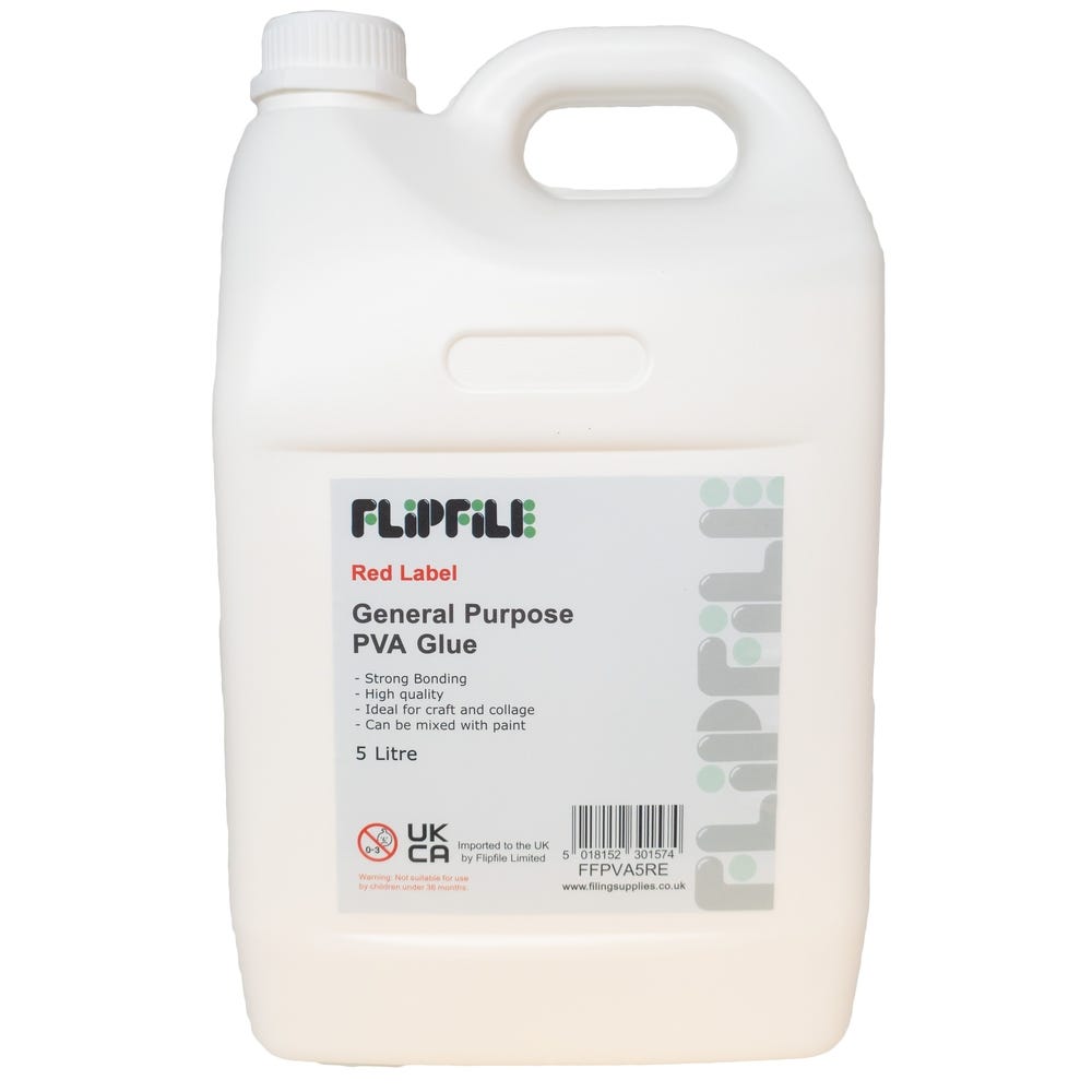 Red Label PVA Glue 5 Litres