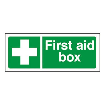 First Aid Box' Sign