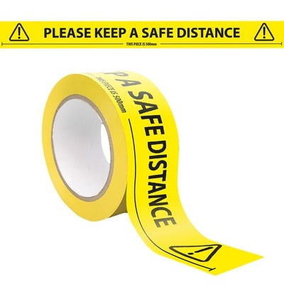 48mm x 33m Printed Line Marking Tape