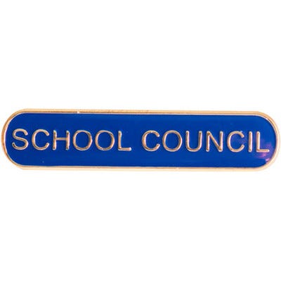 School Council Enamelled Bars Blue Pack of 10