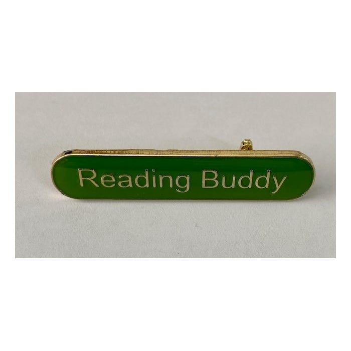 Reading Buddy Enamelled Bars Green Pack of 10