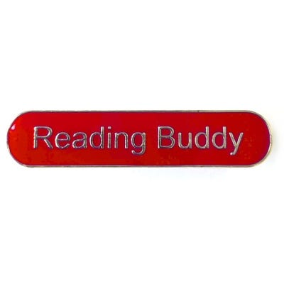 Reading Buddy Enamelled Bars Red Pack of 10