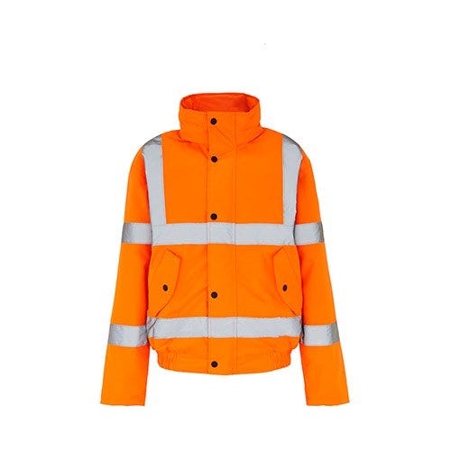 Hi-Vis Jacket Bomber XL Orange