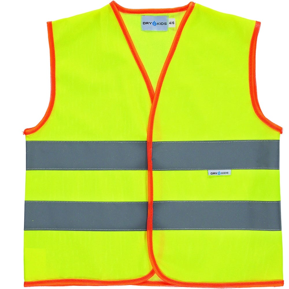Children's Hi-Vis Waistcoat Yellow Age 10/12