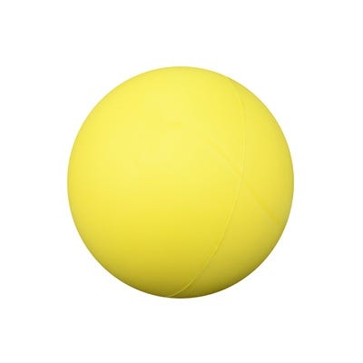 20cm Uncoated Foam Ball Yellow