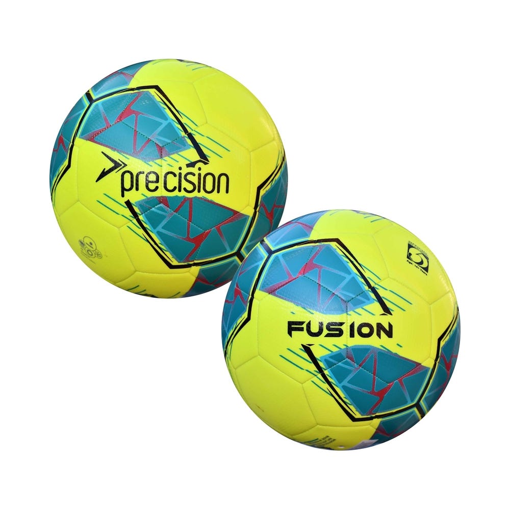 Precision Fusion FIFA Football Size 4 Fluo Yellow