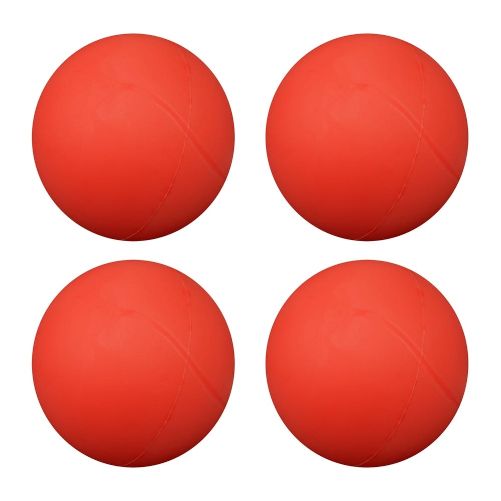 20cm Coated Foam Ball Red Pack of 4