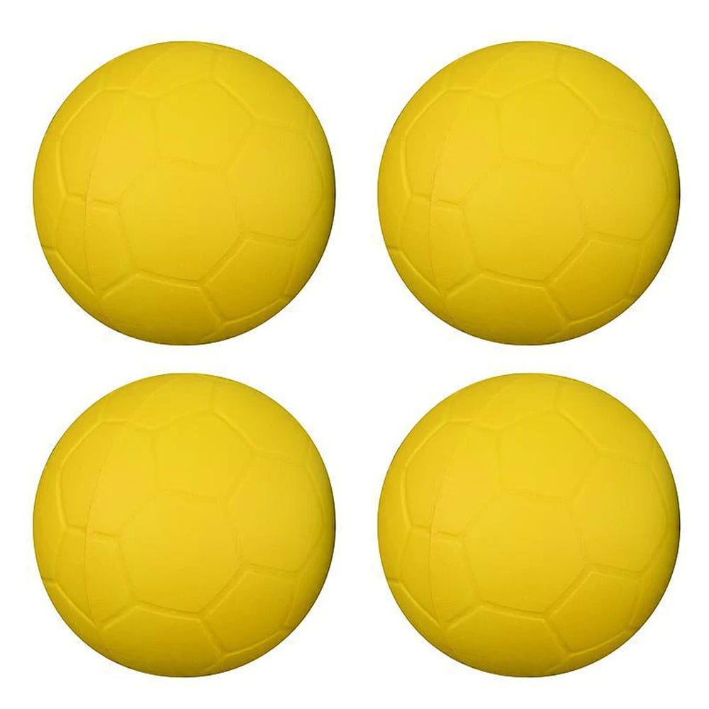 Coated Moulded Panel Foam Football Pack of 4