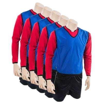 Mesh Training Bib Orange Ages 4 - 9 Years Pack of 5
