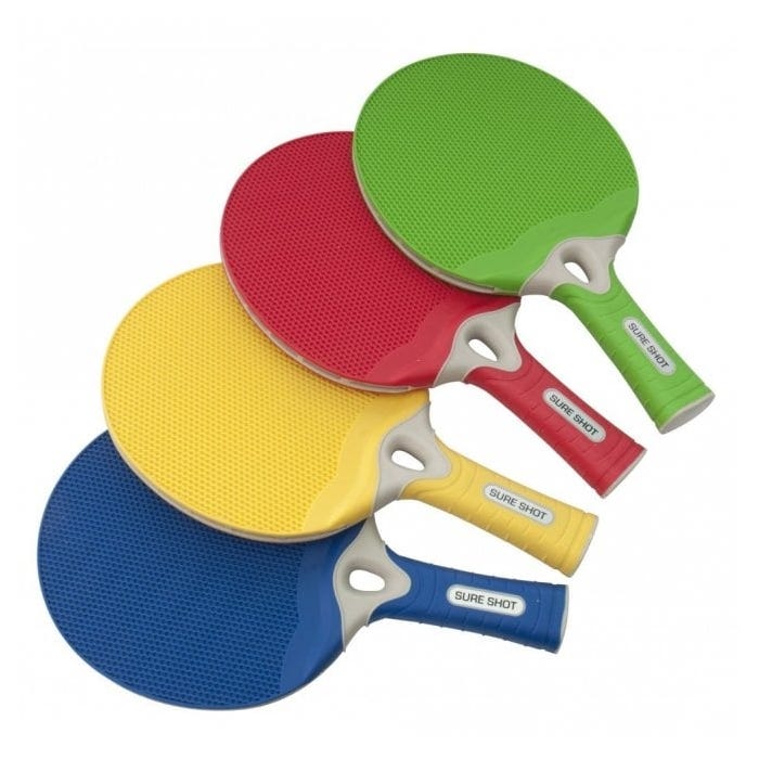 Matthew Syed Outdoor Table Tennis Bat, Pack of 4