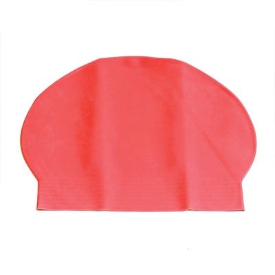 Deluxe Latex Swimming Cap  28g, Red