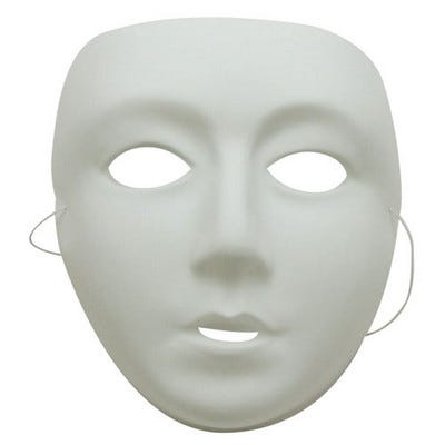 Play Masks White Pack 10