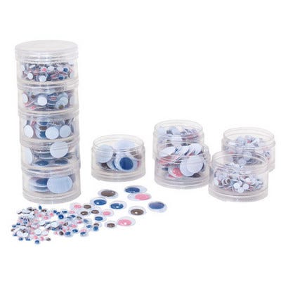 Large Wiggly Eyes Stack Pack Assorted Pack 560