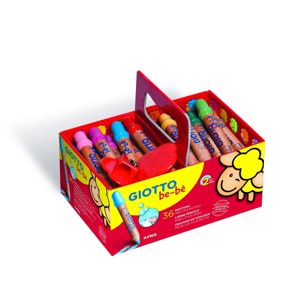 Giotto Be-be Super Large Pencils Pack of 36