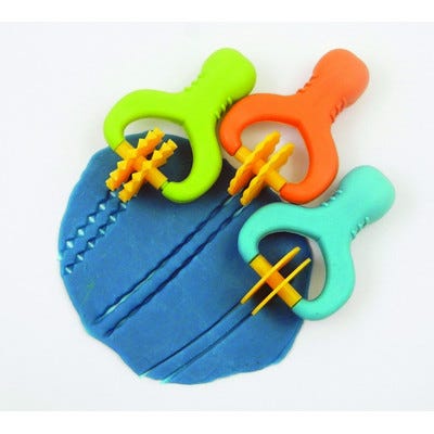Easy Grip Strip Dough Cutters Assorted Set 3