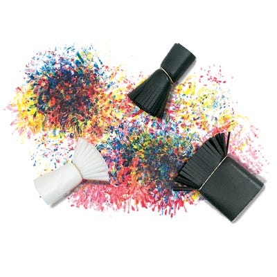 Floppy Foam Paint Brushes Pack of 6