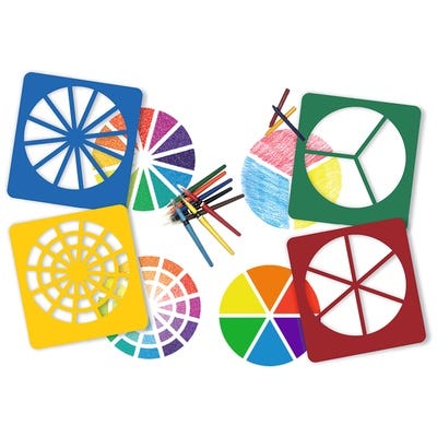 Colour Wheel Stencils