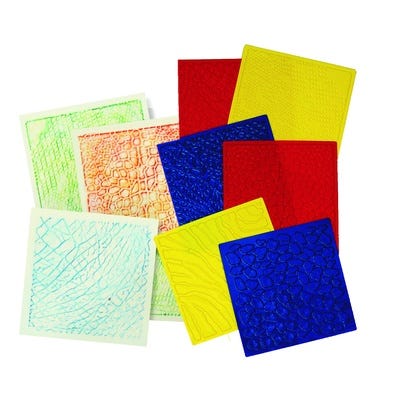 Animal Skins Rubbing Plates