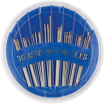 Sewing Needles Silver Pack 30
