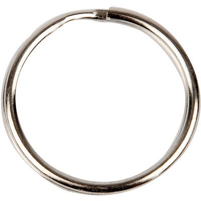Split Ring Silver Pack 100