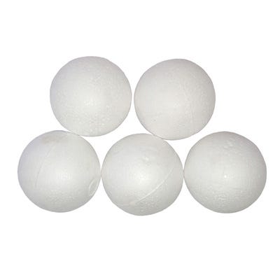 Polystyrene Balls White Pack 10