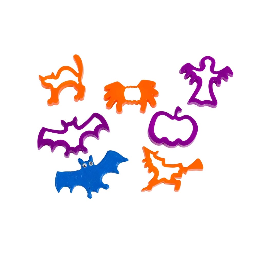 Halloween Plastic Cutters Pack of 6