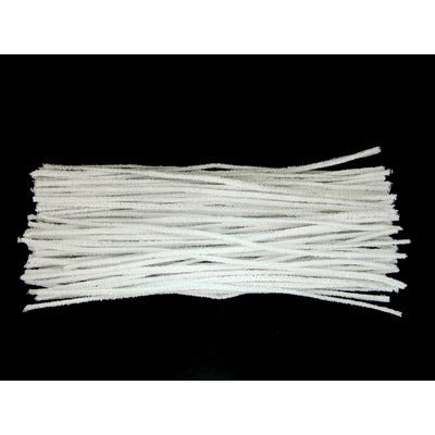 Pipe Cleaners 300mm White Pack 100