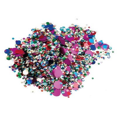 Sequins Pack Assorted  500g