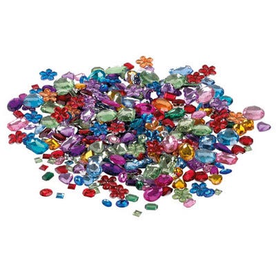 Acrylic Gemstones Pack Assorted Set 500g