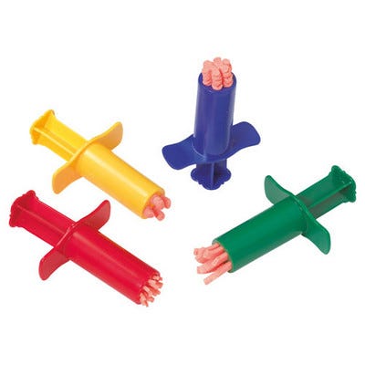 Dough Gun Set Assorted Pack 4