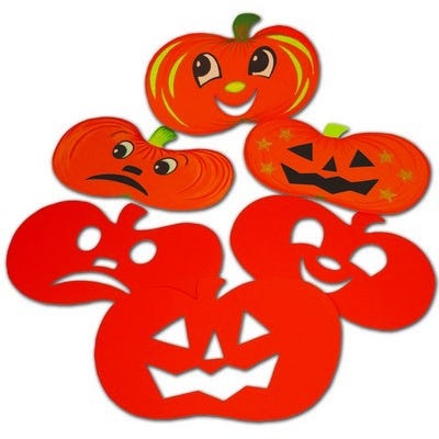 Pumpkin Cutouts Pack 30