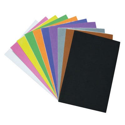 Peel & Stick Foam Sheet A4 Assorted Pack 10