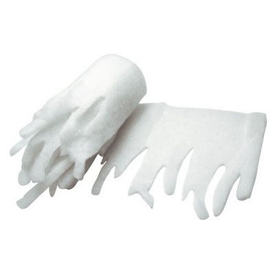 Snow Icicle Garland White Each