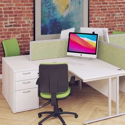 Desk High 3 Drawer Pedestal
