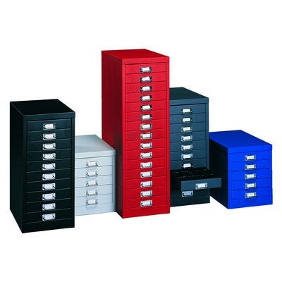 15 Drawer Multi Unit Lockable Blue