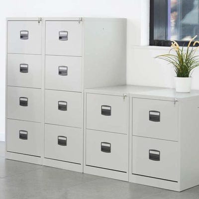 2 Drawer Filing Cabinet Lockable