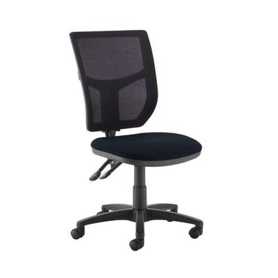 MeshBack Operator Chair No Arms Bonaire Black
