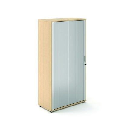 Wooden Tambour Unit H2000mm Oak