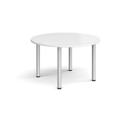 Meeting Table 4 Legs Dia 1200 x 725mm White
