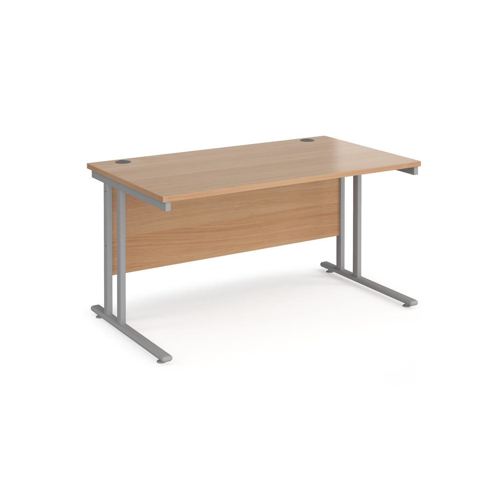 Maestro 25 Rectangular Desk W1400 Beech