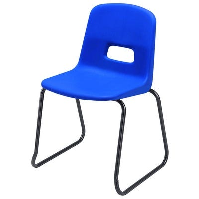 RF70 Skid Base Chair SH430mm Blue
